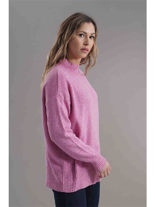 Maglia in misto lana brand unique | 24022FUXIA